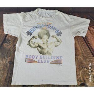 Vintage 80s Buckwheat Bodybuilding Parody Tee Size Large See Measurements